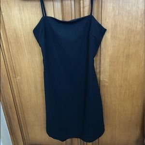 Lulu’s black mini dress